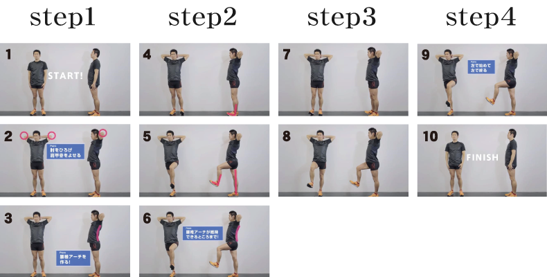 大腰筋コンバート法ストレッチingの様子